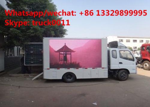 FOTON AUMARK 4*2 RHD mobile digital billboard LED advertising vehicle for sale,