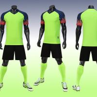 China 23/24 Premium Fabric Plain Soccer Jerseys Short Sleeve Football Jersey Full Set on sale