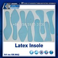 China Sandal Shoe Making Materials , Moistureproof Latex Foam Insole on sale