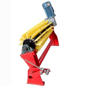 China Motorized Rotary Brush Belt Cleaner Secondary For Coal Mining supplier