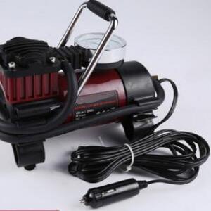 Air Ride Pump Oil Free Vehicle Air Compressors Red Color Portable Air Pump