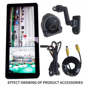 China IP67 Vehicle Rear View Mirrors DVR Full HD 1080P 2CH Dual Camera Video Recorder supplier