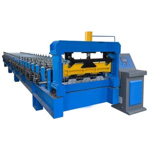 China Metal Floor Deck Cold Roll Forming Machine For Panel supplier