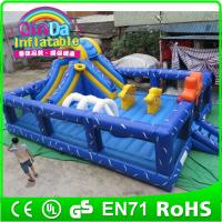 Commercial jungle inflatable castle,backyard inflatable jumper, inflatable bounce house