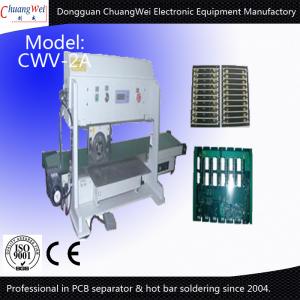China PCB Depanelers , Automatic V Cut PCB Separator With Conveyor supplier
