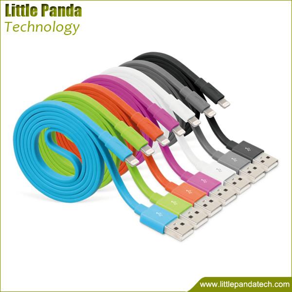 Reversible Micro USB Data and Charging Cable, MFI Data Cable in Flat Shape