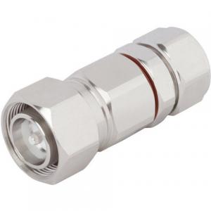 China Mini Din Type RF Coaxial Connector 4.3-10 Male for 1/2 flexible cable supplier
