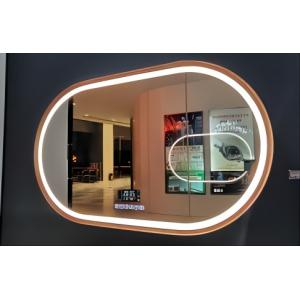 24W 36W 45W 4200K Modern Oval LED Lighted Mirror OEM ODM