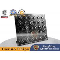 China 5 Rows Shelf Challenge Coin Display Stand Poker Chip Rack Holder on sale