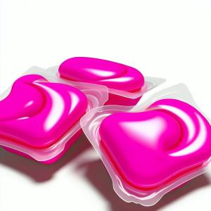 China Eco-Friendly Laundry Detergent Pods in Pink Color for Deep Cleaning Tasks wholesale