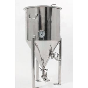 Movable 7 Gallon Stainless Steel Conical Fermenter