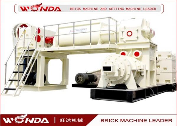 Red Sintered Clay Brick Making Machine Vacuum Extruder All Steel Material