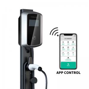 China RFID Card WiFi Bluetooth Wall Mounted EV Charging Station AC Car Charger 16A 380V supplier