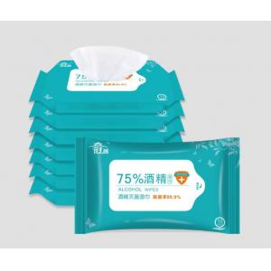 China Anti Bacteria Sterilized Wet Wipes No Hand Wash Removable 75% Alcohol Wet Wipes supplier