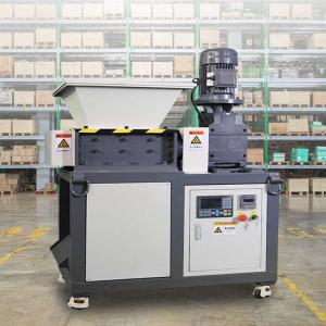 China Industrial Plastic Crates PET Bottle Shredder Machine , Dual Shaft Shredder machine supplier