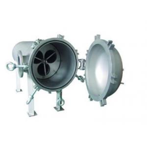 SS304 Horizontal Stainless Steel Filter Housing SWRO RO Plant Water Treatment Flange 1.0MPa