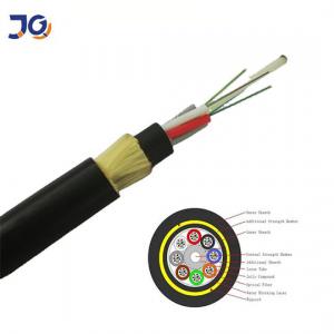 China 4 6 8 10 12 24 48 96 144 Core ADSS Aerial Fiber Optic Cable Dielectric Outdoor Fiber Optic Cable supplier
