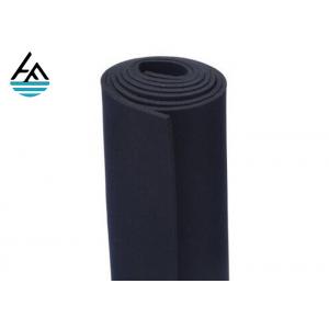 China Smooth Neoprene Fabric Sheets , Black Neoprene Rubber Sheet With Nylon Fabric supplier