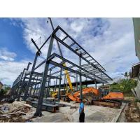 China Q345 Steel Structure Frame Warehouse Construction  Building For Food Waste Station on sale