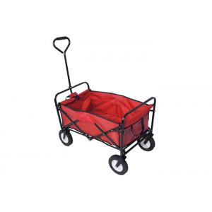 China 600D Polyester Fabric All Terrain Foldable Wagon Anti Rust Surface Painting supplier