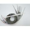 China 1.5MM Hot Runner Ungrounded Thermocouple With Fiberglass Leads / Metal Transition wholesale