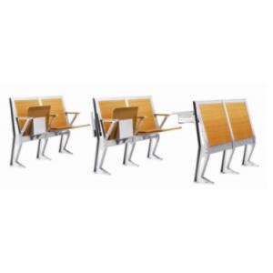 Folded Desk Steel School Furniture Waterproof Adjustable Leg Pad Easy To Assemble