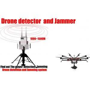 Intelligent Mobile Drone Detection Device , Drone Rf Jammer Long Detection Range