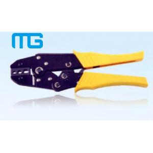 China Yellow Terminal Crimping Tool MG - 103 Carbon Steel Wire Terminal Crimping Pliers supplier