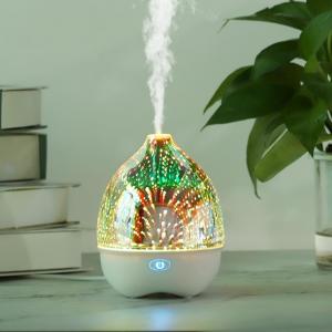 3D Glass Oil Ultrasonic Aroma Diffuser 70ml Electric USB Powered