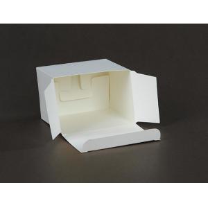 Simple Square White Candy Boxes Small Size  Lightweight White Cookie Boxes