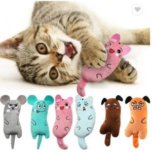 Cat Toys Cute Funny Soft Plush Doll Chewing With Catnip