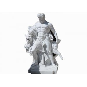 China Western style life size white marble stone man statue sculpture supplier