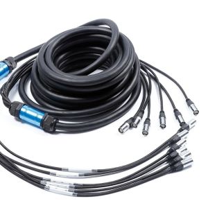 China Fan to Fan Ethercon RJ45 Tactical Ethernet 4CH Audio Multicore Network Cable Extender Winding Drum Compatible with WiFi 4G 3G wholesale