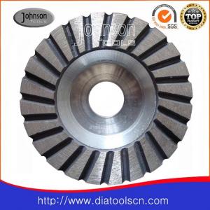 China Light Weight 100-180mm Turbo Concrete Grinding Wheel With Aluminium Core supplier