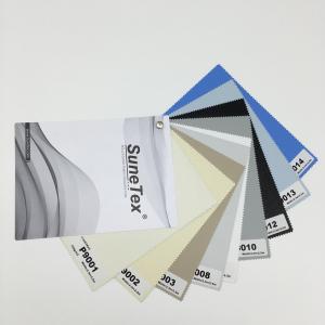 China Double Face Color Glue 310GSM Fabric Blackout Blind Material Grade 8 supplier