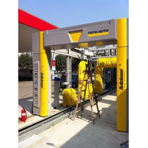 China PLC TEPO-AUTO Tunnel Car Wash System Energy Saving With Air Drying supplier