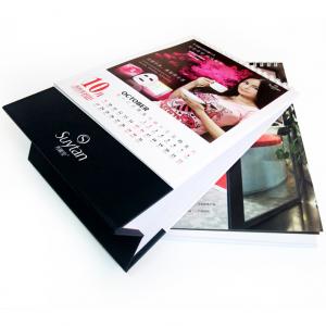 China C2S art paper Cardboard Desktop Customized Calendar Printing Service for Promotion supplier