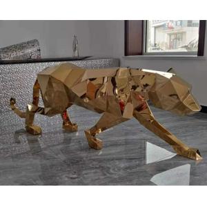 China 1.8m Length Painted Abstract Life Size Animal Sculptures supplier