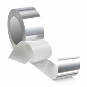 18N/25mm Adhesion To Steel 50m Length Aluminum Foil Duct Tape Strong Holding Power