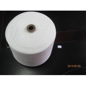 China 50s / Fil 2 tourné par polyester blanc cru pour le fil de couture en soie wholesale