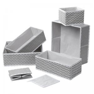 China Foldable Cloth Storage Box  1.5mm Paper Board Drawer Organizer Cube supplier