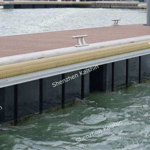 China Marine Aluminum Alloy Floating Platform Dock Finger Floating Dock Pile Guide supplier