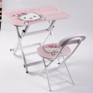 Kids Study Table With Chair For Students Foldable Furniture 22.83"