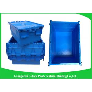 China Industrial 50kgs Security Plastic Attach Lid Containers / plastic storage bins with lids supplier