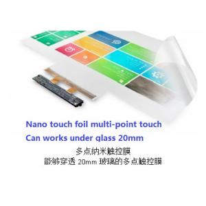 PET Thin Foil Game Touch Screen 30'' Closed NANO For Touching Fields Under Glass 20mm