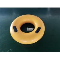 China PVC Inflatable Swim Ring With Handles , Water Float Donut Swim Ring For Pool on sale