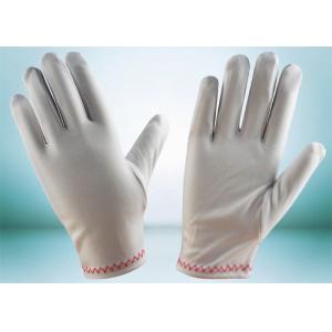 Red Stitches Line Lint Free Gloves Large Size With Common Binding ZS15-008
