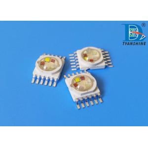 10W RGBWAUV LED Diode , 6-IN-1 High Power Multicolor LED Chip