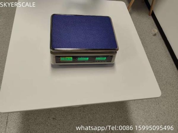 AC / DC Power Supply Electronic Food Computing Weight Weigh Scales With Green LED Display