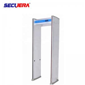 China Adjustable Sensitivity Walk Through Metal Detector With PVC Synthetic Material supplier